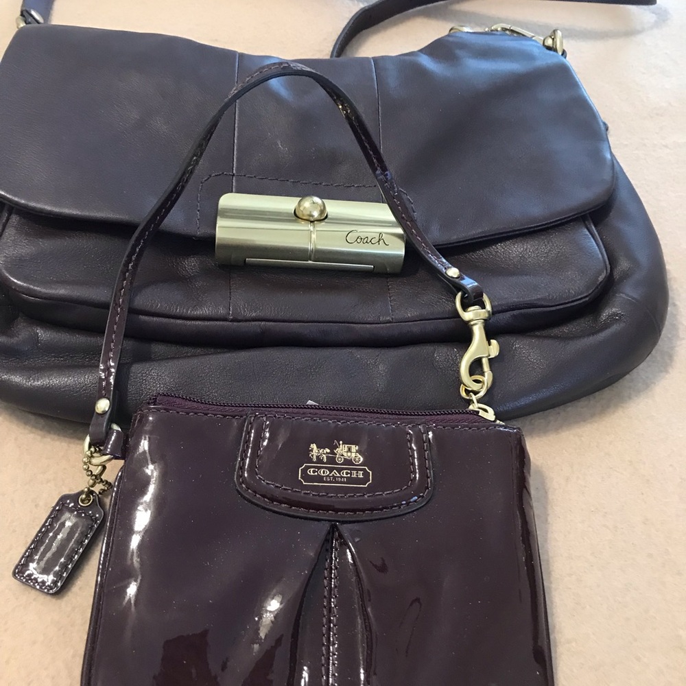 Coach Kristen Shoulder Handbag & new change bag.